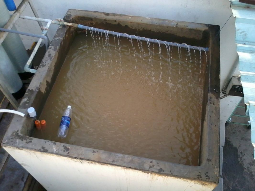 Dùng dàn mưa để lọc phèn