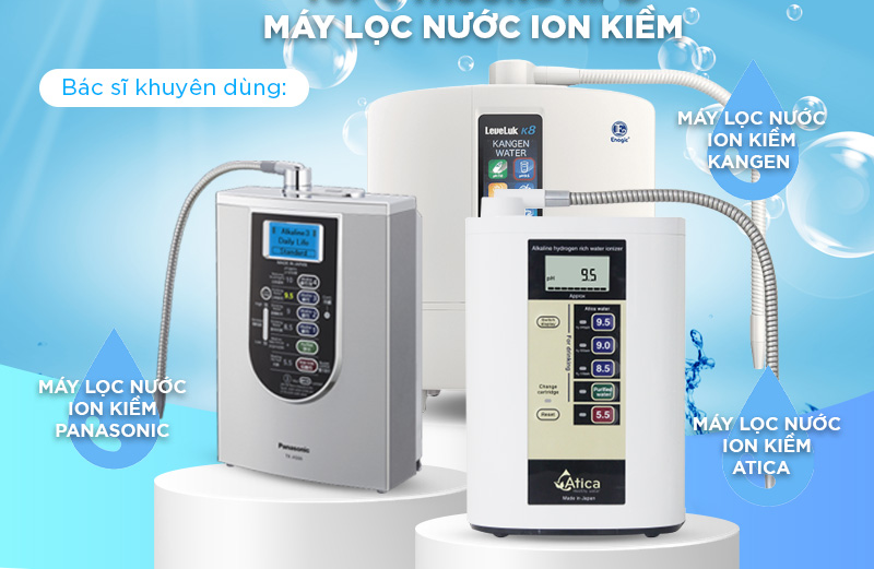 Máy lọc nước ion kiềm cho gia đình bạn