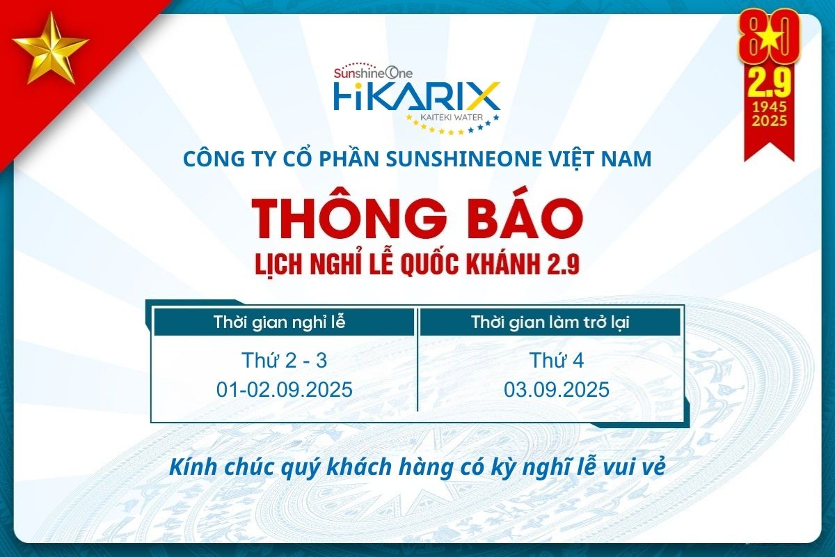 THÔNG BÁO LỊCH NGHỈ LỄ 02/09